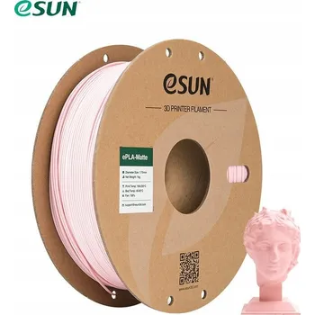 Filament ESun PLA filament Matte broskvově růžová 1.75mm
