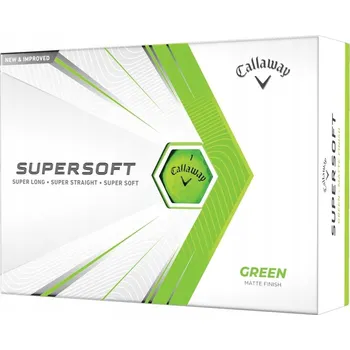 Golfový míček Callaway Supersoft golfové míčky 12 ks green zelené matné