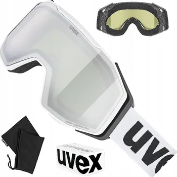 Lyžařské brýle Uvex Gravity FM white mat mirror silver