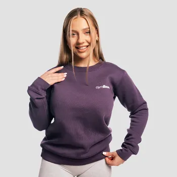Dámská mikina Gymbeam Dámská Mikina Basic Jumper Obsidian XS fialová