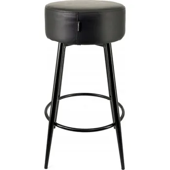 Barová židle Barová Židle Lugano , černá, látka 97 cm