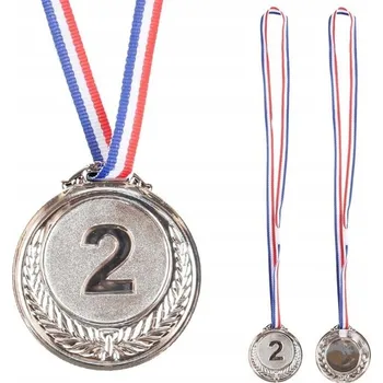 Stříbrná Medaile Druhé Místo Cena Trofej Zinková 6,5 cm
