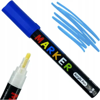 Akrylový fix 1-2 mm, modrý, M&G