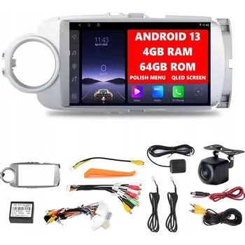 Autorádio 2-DIN Autorádio Android 13 9" pro Toyota Yaris III s CarPlay