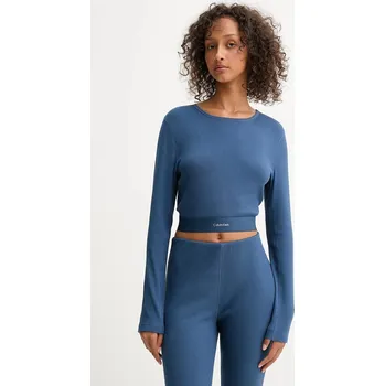 Pánská móda Tričko s dlouhým rukávem Calvin Klein Underwear 000QS7217E modrá 95X, vel. XS