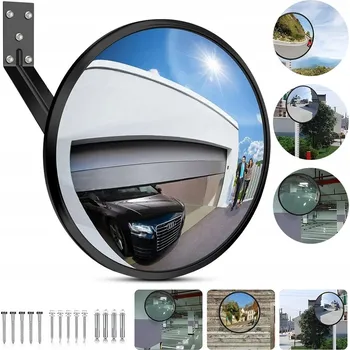 Zrcadlo BEZPEČNOSTNÍ ZRCADLO 30 CM PRO ZATÁČKY DO SKLADU, OBCHODU, DOMU