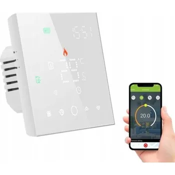 Termostat WIFI TUYA Termostat pro elektrické topení 16A