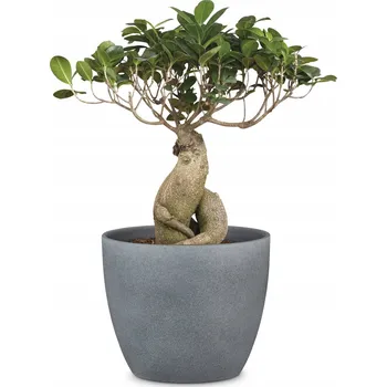 Květináč Květináč 19 cm keramický šedý