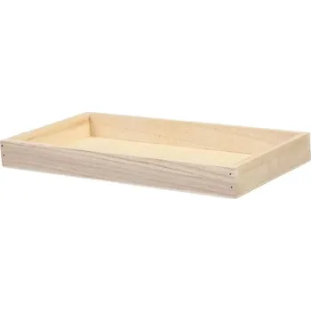 Rám na obraz FLOWERIO Dřevěný podnos - rám na mechové obrazy obdélník 28x15cm