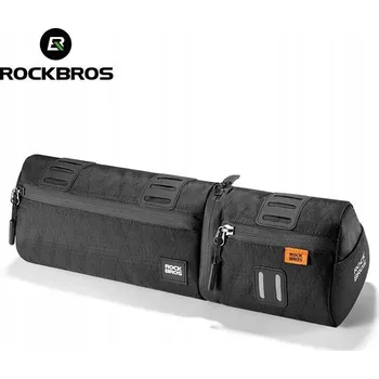 brašna na kolo ROCKBROS Brašna na kolo 2v1 Dvojitá 2L Podsedlová Přední Brašna Černá
