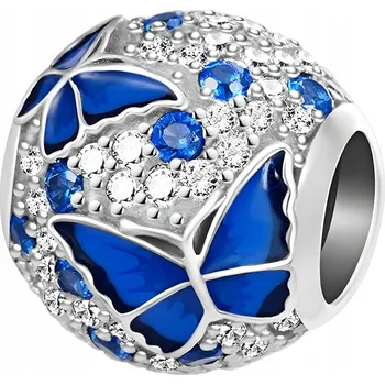 Přívěsek Přívěsek Charms Modří Motýli Pave Charms Trusky