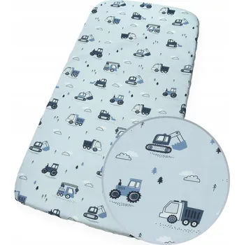 Prostěradlo PROSTĚRADLO 120x200 cm S GUMOU DO POSTELE VZORY BAVLNA Kerstin