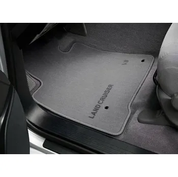 autokoberec TOYOTA LAND CRUISER VELUROVÉ KOBERCE OEM ŠEDÉ 7-MÍSTNÉ OE PZ410-79354-DY