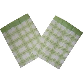 Utěrka Svitap JHJ Bambusové utěrky 50x70 cm Velká kostka zelená 3 ks