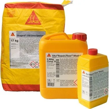 Stavebniny Sika Sikagard®-750 Deco EpoCem · Designová cementová stěrka do interiéru · 210kg (AB+10C)