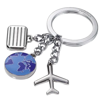 Školní batoh Klíčenka Troika, motiv cestování - letadlo, kufr, glóbus