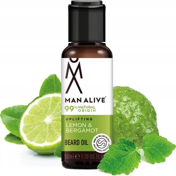 Péče o vousy MAN ALIVE Olej na vousy Lemon & Bergamot 50 ml