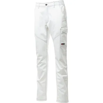 montérky Pracovní kalhoty Payper WORKER STRETCH Barva: Bílá, Velikost: 5XL