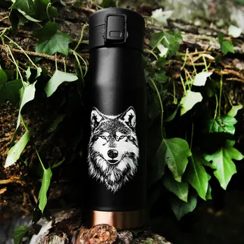 Termohrnek Termohrnek WOLF s Dárek pro babičku, dědečka nebo myslivce