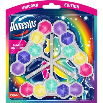 WC čistič Domestos Power 5 WC blok 3x50g Magic Unicorn