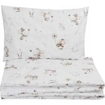 Povlečení POVLEČENÍ 2DÍLNÉ 135X100 DO POSTÝLKY 140X70 PRO DĚTI BAVLNA SADA POVLEČENÍ