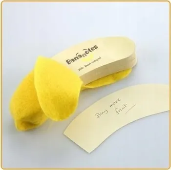 Kancelářské DOPLŇKY ZÁPISNÍKY A BLOKY Notes Banán notes s odtrhávacími listy