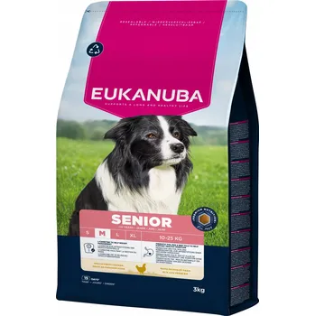 Krmivo pro psa EUKANUBA suché krmivo pro psy krmivo pro starší psy středních plemen s kuřecím masem 3kg