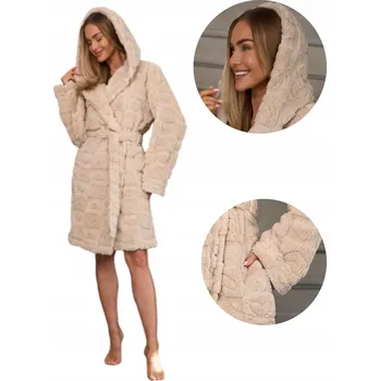 Dámský župan Dámský župan L&L 2553 Valentina S-Xl M-164/98/106 angora