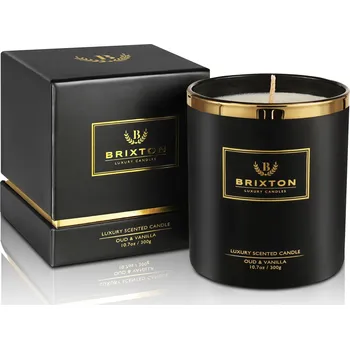 Svíčka Vonná svíčka BRIXTON 300g Oud & Vanilla Homms
