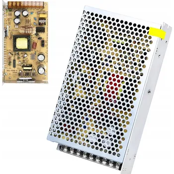 NAPÁJECÍ ZDROJ PRO LED PÁSKY 12V 120W 10A CNC CCTV PRO KAMERY, KOVOVÝ