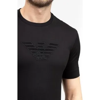Pánské oblečení Emporio Armani T-Shirt 6D1T98 1JOCZ Černá Regular Fit XXL
