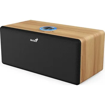 Genius SP-HF505BT, Reproduktor, 20W, Bluetooth 5.3, AUX vstup, sluchátkový výstup, ovládání hlasitosti, světlé dřevo 31730056401