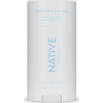 Native Powder & Cotton 75 g - Dámský deodorant v tyčince