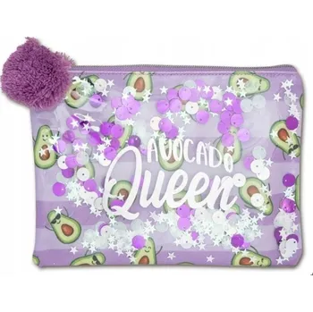 Kabelka Kosmetyczka Dívčí Ledvinka Kabelka Penál Fialová Roztomilá