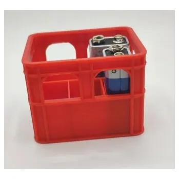 Vložka do organizéru na nářadí Organizér na 9V baterie - červený