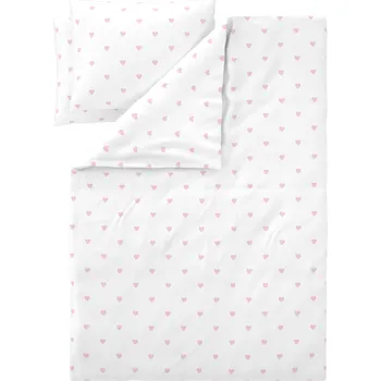 Povlečení LIVARNO® Ložní povlečení Renforcé, 200 x 220 cm, 70 x 90 cm (světle růžová)