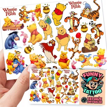 Odstranitelné tetování Filmová a herní nálepka na tetování Dětské vodní tetování Omyvatelné k narozeninám Dárek Dočasný dárek pro děti Originální opakovaně použitelné Spousta Vzorů