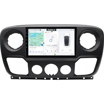 Autorádio DUDUAUTO AUTORÁDIO S NAVIGACÍ OPEL MOVANO B 2010-2018 ANDROID DUDU3 QLED 4/64GB