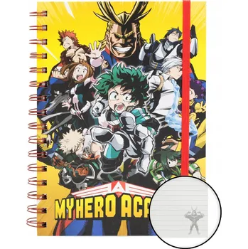 Notes A5 My Hero Academia, vícebarevný