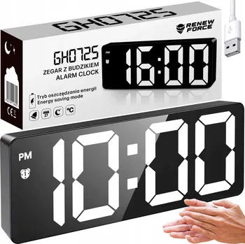 Hodiny Budík Renew Force 16 cm