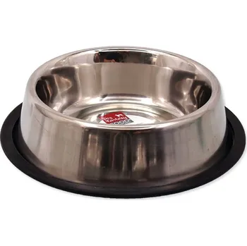 Miska pro psa Jedna kovová miska Dog Fantasy oranžová 0,7 l