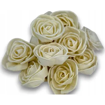 umělá květina SOLA Růže FREE Květinové hlavičky pro výrobu, 12 KUSŮ, 8 cm