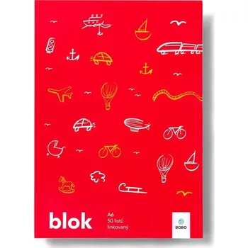 Poznámkový blok SVĚT A6 - linkovaný 50 listů