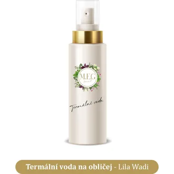 Pleťový krém M.E.G Termální voda na obličej - Lila Wadi