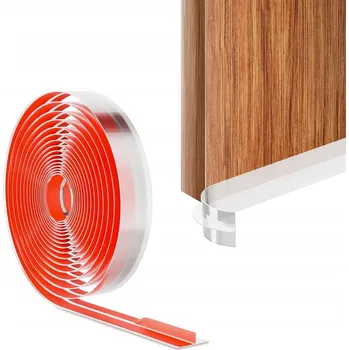 Těsnění do okna a dveří Silikonová těsnicí lišta průhledná 600 cm