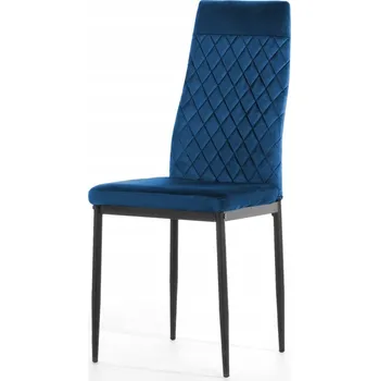 Jídelní židle Židle Lugano modrý velur 1 ks