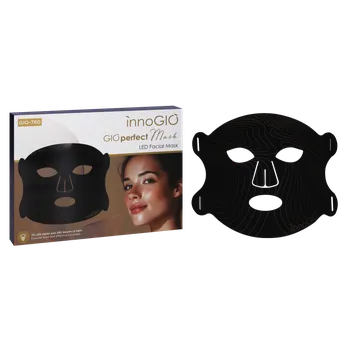 Škraboška na spaní GIOperfect silikonová ošetřující LED maska na obličej GIO-780