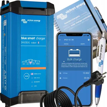IP kamera Nabíječka baterií Blue Smart IP22 24V/16A 1 výstup Victron Energy