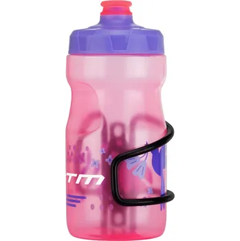 Láhev Láhev s košíkem CTM Kaito 0,4 l Barva: Růžová