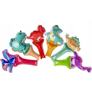 Balónek Samonafukovací fóliový balónek Dinosauři mix vzorů